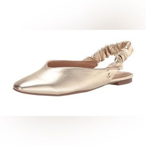 Circus by Sam Edelman gold Slingback omina flats